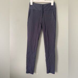 Adam Lippes Navy Cigarette Pants Size 2 Viscose/Nylon/Spandex Made in USA